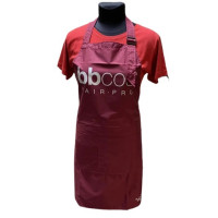 Фартух перукарський з логотипом BBcos бордовий