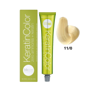 Крем-краска для волос безаммиачная BBcos Keratin Color 11/0 блондин очень светлый 100мл