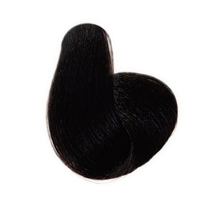 Крем-фарба для волосся безаміачна BBcos Keratin Color 4/01 каштановий натуральний попелястий 100мл
