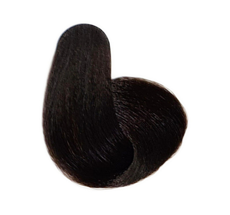 Крем-фарба для волосся безаміачна BBcos Keratin Color 5/01 каштановий натуральний світло-попелястий 100мл