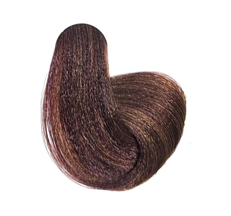 Крем-краска для волос безаммиачная BBcos Keratin Color 5/07 каштановый светлый табачный 100мл