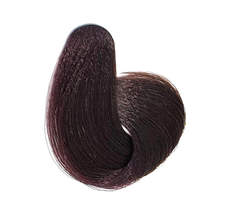 Крем-фарба для волосся безаміачна BBcos Keratin Color 5/53 каштанове світло-золотисте червоне дерево 100мл