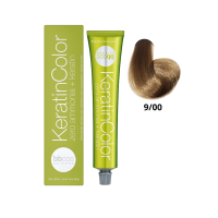 Крем-краска для волос безаммиачная BBcos Keratin Color 9/00 блондин очень светлый интенсивный 100мл