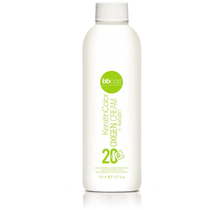 Окислювач кремоподібний BBcos Keratin Color Oxigen Cream 20 Volume 6% 150мл