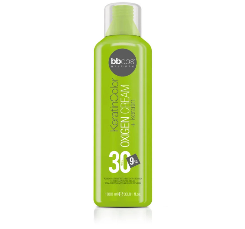 Окислювач кремоподібний BBcos Keratin Color Oxigen Cream 30 Volume 9% 1000мл