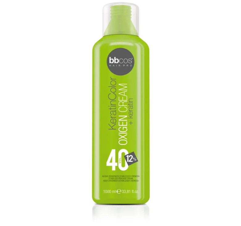 Окислювач кремоподібний BBcos Keratin Color Oxigen Cream 40 Volume 12% 1000мл