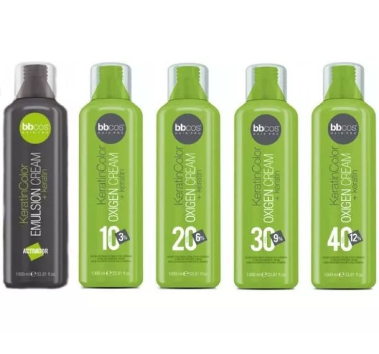 Окислювач кремоподібний BBcos Keratin Color Oxigen Cream 40 Volume 12% 1000мл
