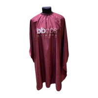 Накидка перукарська з логотипом BBcos бордова