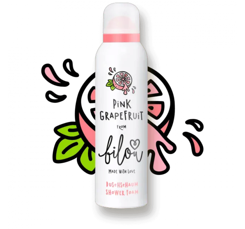 Пінка для душу Bilou Pink Grapefruit Shower Foam 200 мл