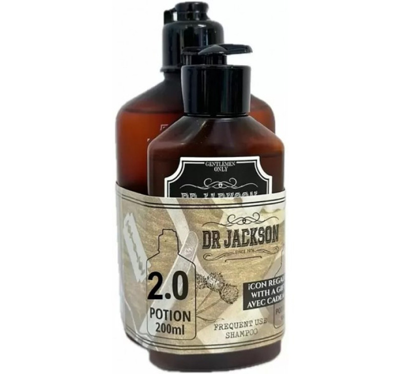 Набір шампунів для всіх типів волосся Dr. Jackson Potion 2.0 Curly & Revitalizer Effect 200+100 мл