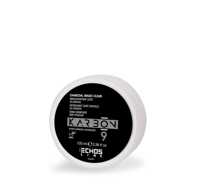 Крем для видалення фарби зі шкіри з активованим вугіллям Echosline Karbon 9 Charcoal Magic Clean 100мл