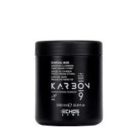 Маска з активованим вугіллям для пошкодженого волосся Echosline Karbon 9 Charcoal Mask 1000мл