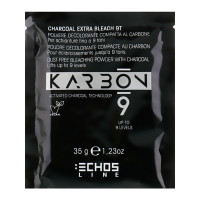 Освітлювач безпильовий порційний (до 9 рівнів) Echosline Karbon 9 Charcoal Extra Bleach 9T 35г