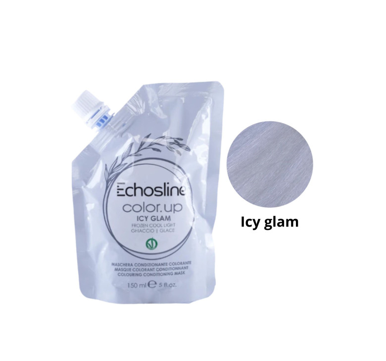 Тонуюча маска для волосся Echosline Color Up холодний гламур Icy Glam 150мл