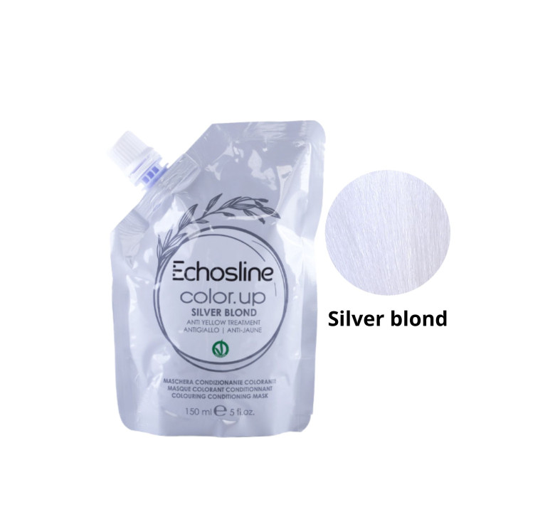 Тонуюча маска для волосся Echosline Color Up срібляста Silver Blond 150мл