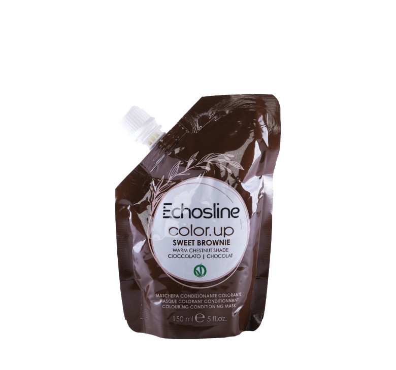 Тонуюча маска для волосся Echosline Color Up шоколадна Sweet Brownie 150мл