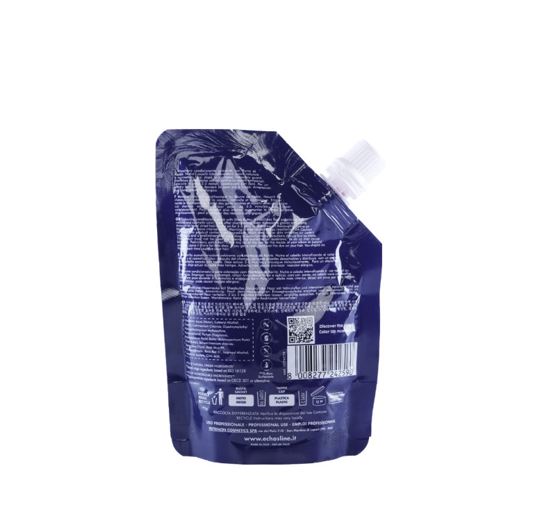 Тонирующая маска для волос Echosline Color Up фиолетовая Deep in Purple 150мл