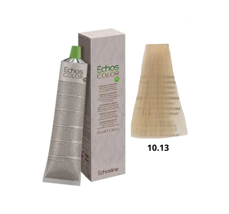 Крем-фарба Echosline Echos Color Vegan Colouring Cream 10.13 суперсвітлий бежевий блонд 100мл