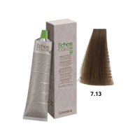Крем-фарба Echosline Echos Color Vegan Colouring Cream 7.13 середній блондин золотистий попелястий 100мл