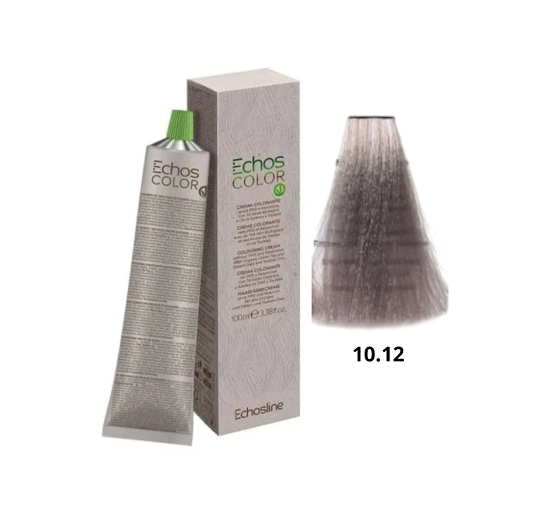 Крем-фарба Echosline Echos Color Vegan Colouring Cream 10.12 платиновий ірисовий блонд 100мл