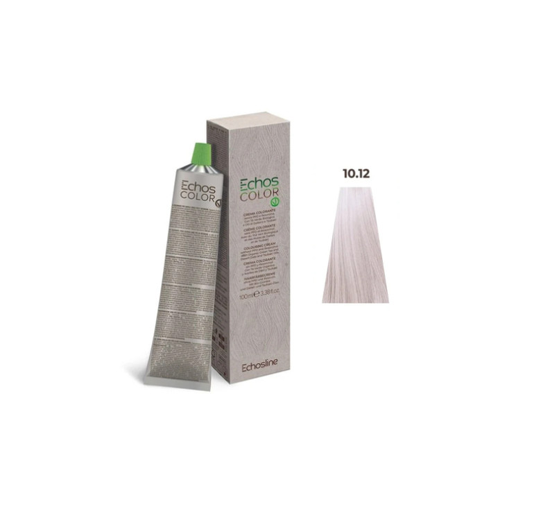Крем-фарба Echosline Echos Color Vegan Colouring Cream 10.12 платиновий ірисовий блонд 100мл