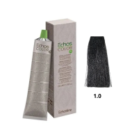 Крем-краска  Echosline Echos Color Vegan Colouring Cream 1.0 черный 100мл