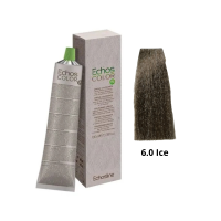 Крем-фарба Echosline Echos Color Vegan Colouring Cream 6.0 Ice темний блондин натуральний крижаний 100мл