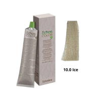 Крем-краска  Echosline Echos Color Vegan Colouring Cream 10.0 Ice платиновый блонд натуральный ледяной 100мл