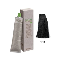 Крем-краска  Echosline Echos Color Vegan Colouring Cream 1.11 синий черный 100мл