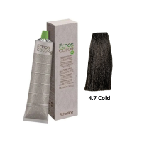 Крем-фарба Echosline Echos Color Vegan Colouring Cream 4.7 Cold середній каштановий холодний коричневий 100мл