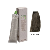 Крем-фарба Echosline Echos Color Vegan Colouring Cream 5.7 Cold світло-каштановий коричневий холодний 100мл