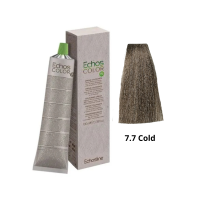 Крем-фарба Echosline Echos Color Vegan Colouring Cream 7.7 Cold середній блондин холодний коричневий 100мл