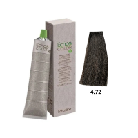 Крем-фарба Echosline Echos Color Vegan Colouring Cream 4.72 середній каштановий теплий коричневий 100мл