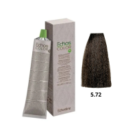 Крем-фарба Echosline Echos Color Vegan Colouring Cream 5.72 світло-каштановий коричневий теплий 100мл