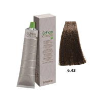 Крем-фарба Echosline Echos Color Vegan Colouring Cream 6.43 темний блондин золотистий мідний 100мл