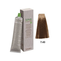 Крем-фарба Echosline Echos Color Vegan Colouring Cream 7.43 середній блондин мідний золотистий 100мл