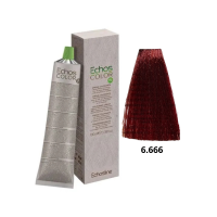 Крем-фарба Echosline Echos Color Vegan Colouring Cream 6.666 темний блондин червоний екстра інтенсивний 100мл