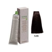 Крем-краска Echosline Echos Color Vegan Colouring Cream 5.55 светло-каштановый махагоновый 100мл