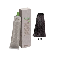 Крем-фарба Echosline Echos Color Vegan Colouring Cream 4.22 середній каштановий інтенсивний фіолетовий 100мл