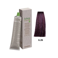 Крем-фарба Echosline Echos Color Vegan Colouring Cream 6.26 темний блондин фіолетовий червоний 100мл
