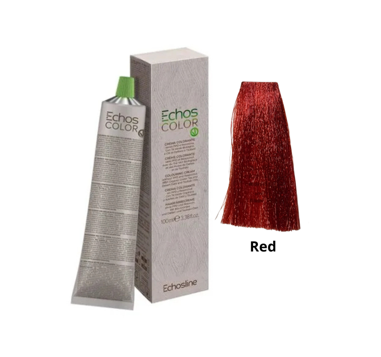 Крем-фарба Echosline Echos Color Vegan Colouring Cream Pure Color Red червоний 100мл