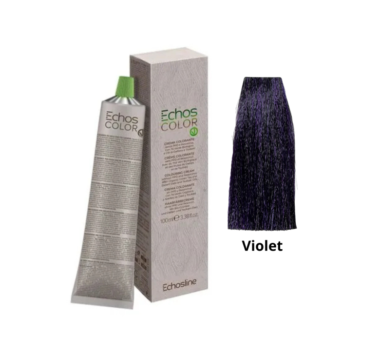 Крем-фарба Echosline Echos Color Vegan Colouring Cream Pure Color Violet фіолетовий 100мл