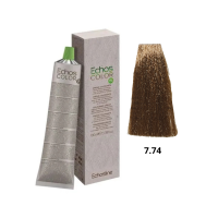 Крем-фарба Echosline Echos Color Vegan Colouring Cream 7.74 середньо-коричневий мідний блонд 100мл