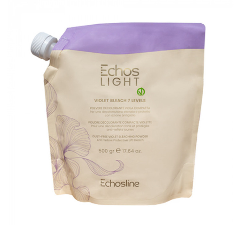 Блонд-порошок безпильовий фіолетовий Echosline Echos Light Vegan Violet 500гр