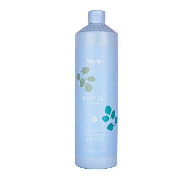 Шампунь для балансу жирної шкіри голови Echosline Vegan Balance Shampoo 1000мл