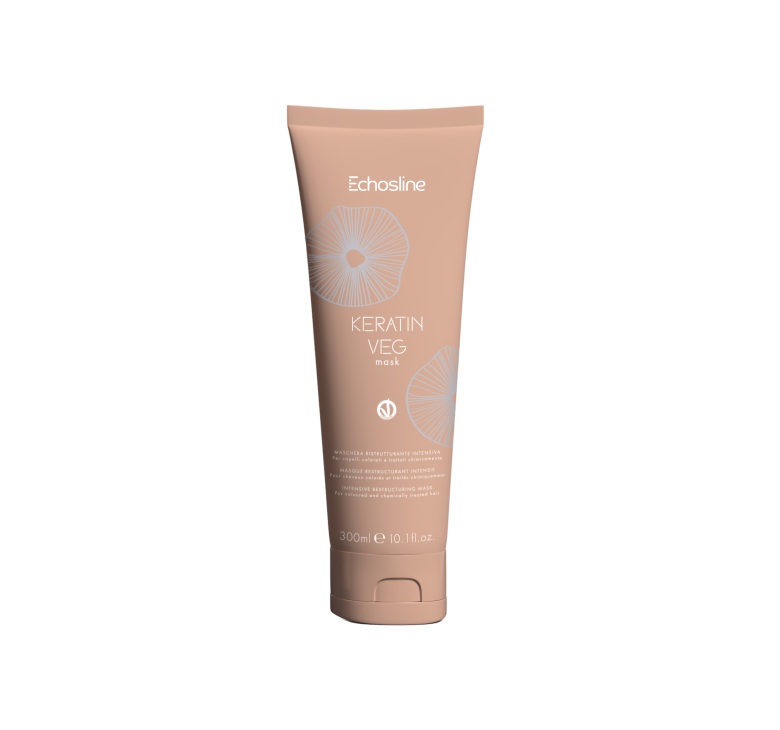 Маска для волосся з кератином Echosline Keratin Veg Intensive Restructuring Mask 300мл