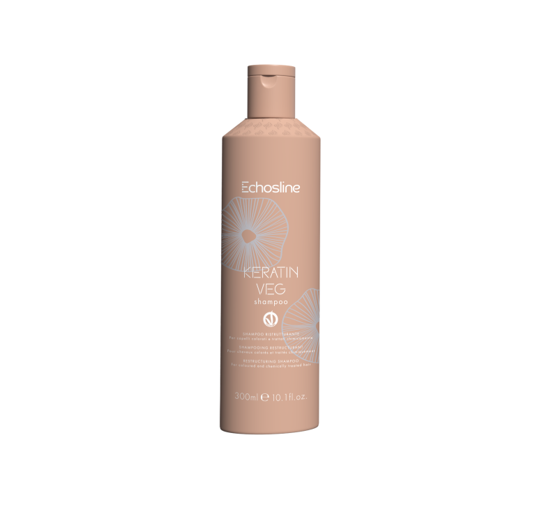 Шампунь для волосся з кератином Echosline Keratin Veg Restructuring Shampoo 300мл
