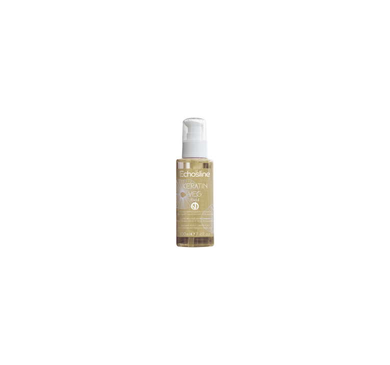 Флюїд для волосся з кератином Echosline Keratin Veg Restructuring and Polishing Fluid 100мл
