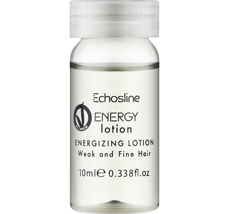 Енергетичний лосьон для тонкого та слабкого волосся Echosline Vegan Therapy Energy Lotion 10мл