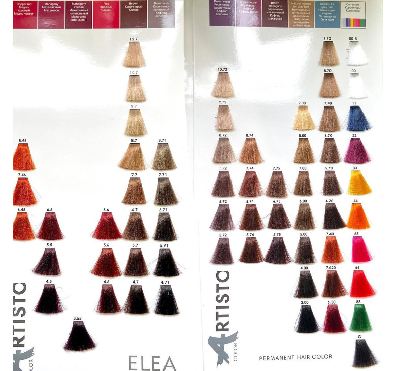 Крем-фарба для волосся Elea Professional Artisto Color 5 світлий шатен 100 мл